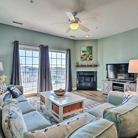 Downtown Ocean City Condo Balcony With Inlet View Bagian luar foto
