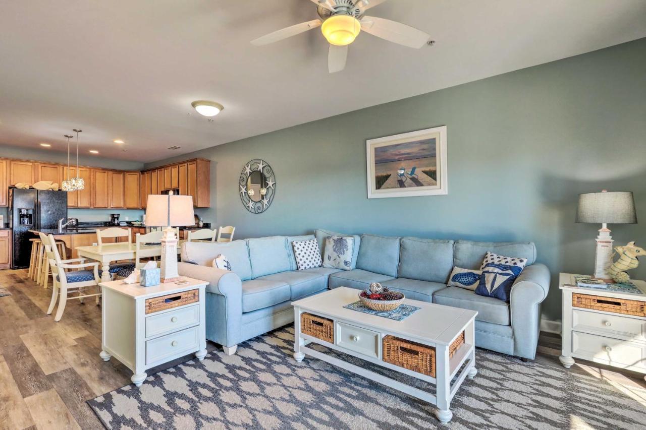 Downtown Ocean City Condo Balcony With Inlet View Bagian luar foto