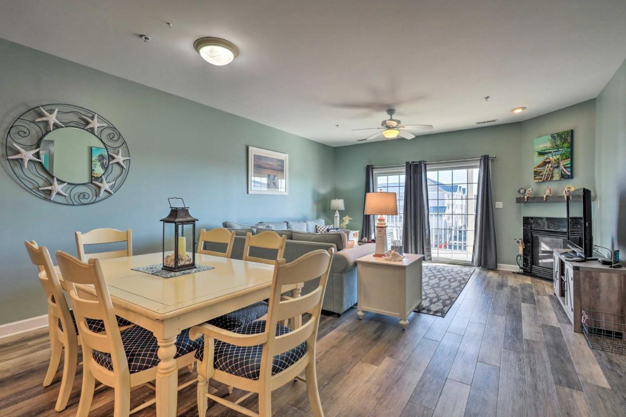 Downtown Ocean City Condo Balcony With Inlet View Bagian luar foto