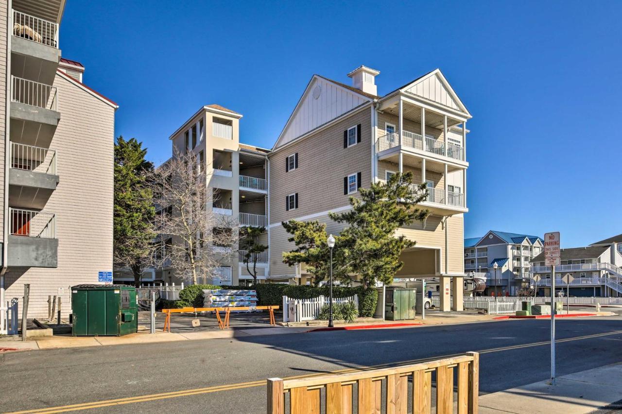 Downtown Ocean City Condo Balcony With Inlet View Bagian luar foto