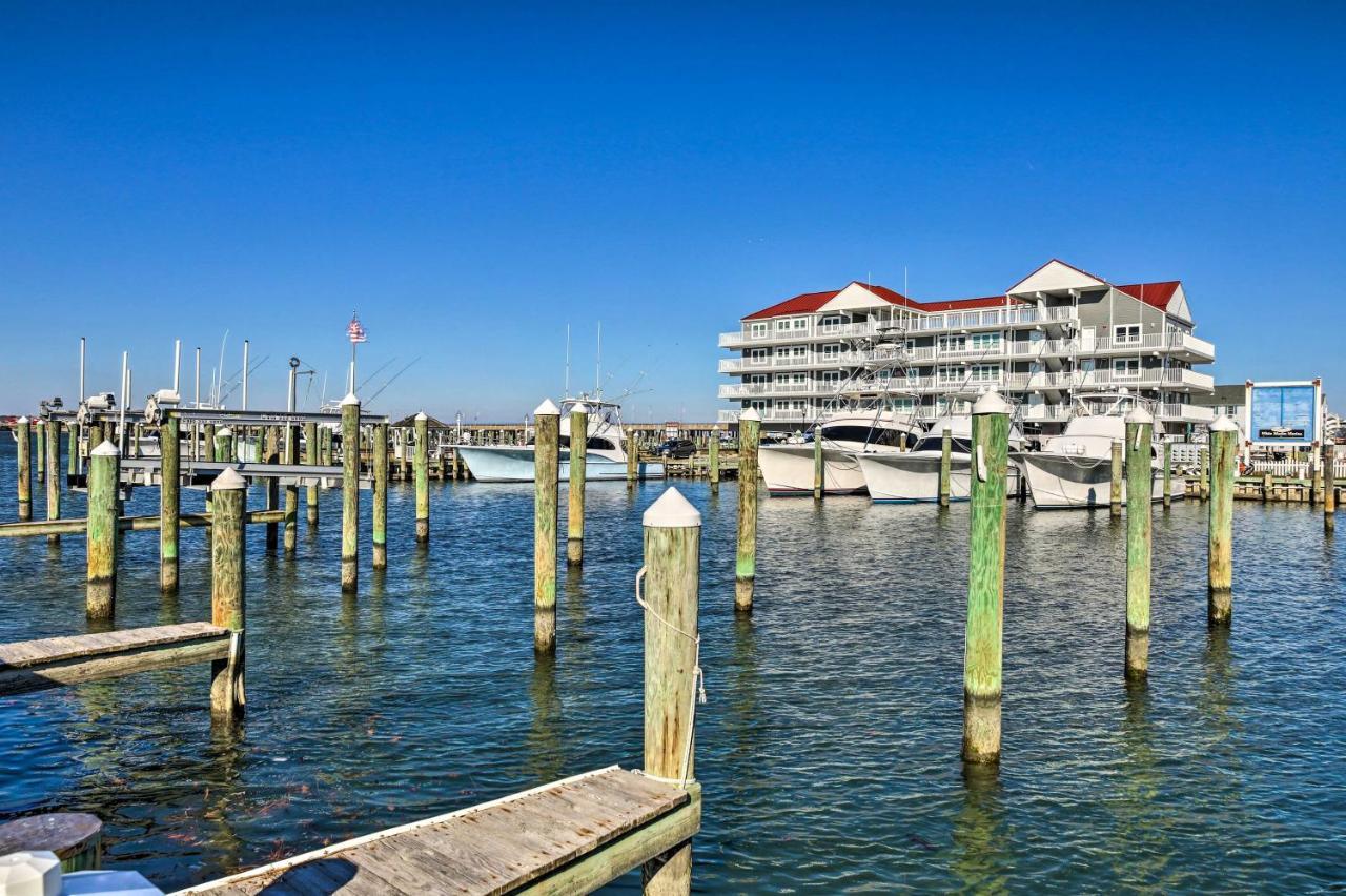 Downtown Ocean City Condo Balcony With Inlet View Bagian luar foto